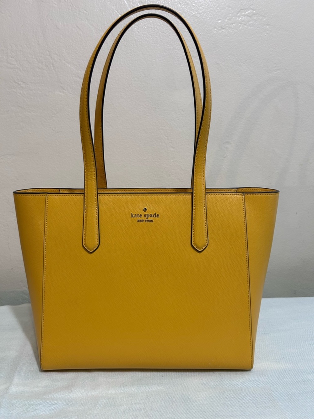 Kate Spade Staci Medium Tote Saffiano Leather Yellow